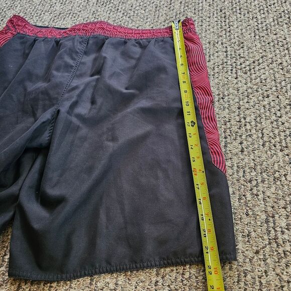 Tony Hawk Swim Trunks Board Shorts Black & Red Lined Zip Pockets Sz. Extra Large - Picture 8 of 11